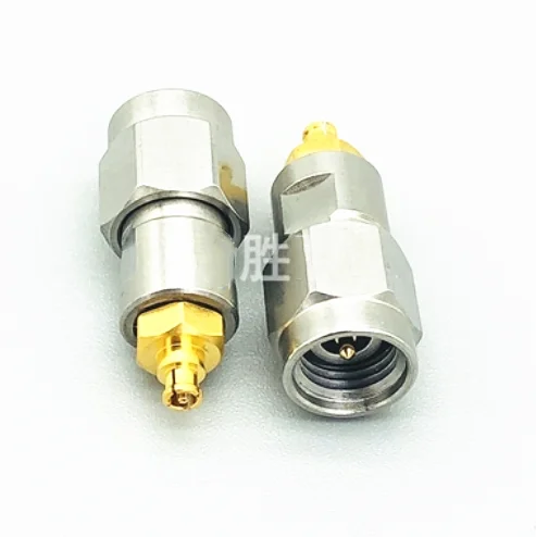 Adaptador de prueba de onda de acero inoxidable, conector hembra a macho de 2,92mm, de alta frecuencia, DC-26.5G-1