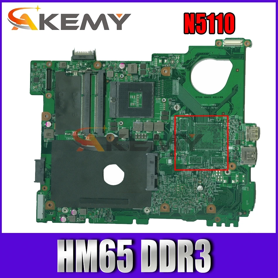 

Akemy For DELL N5110 MOTHERBOARD 0G8RW1 G8RW1 HM65 DDR3 tested