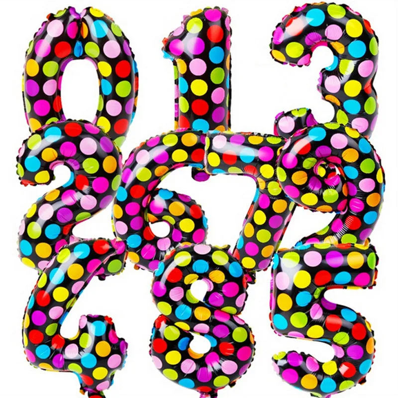 16 дюймов Стразы образуют цифру фигурками Happy День рождения украшения Детские