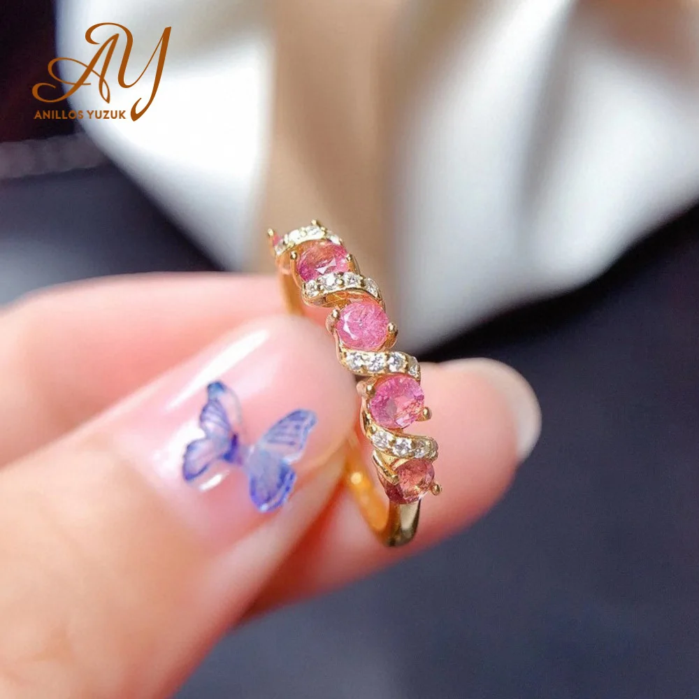 

Anillos Yuzuk Silver 925 Jewelry Ring Women Wedding Ring Pink Crystal Zircon Stone Rings Female Party Engagement Fine Jewelry