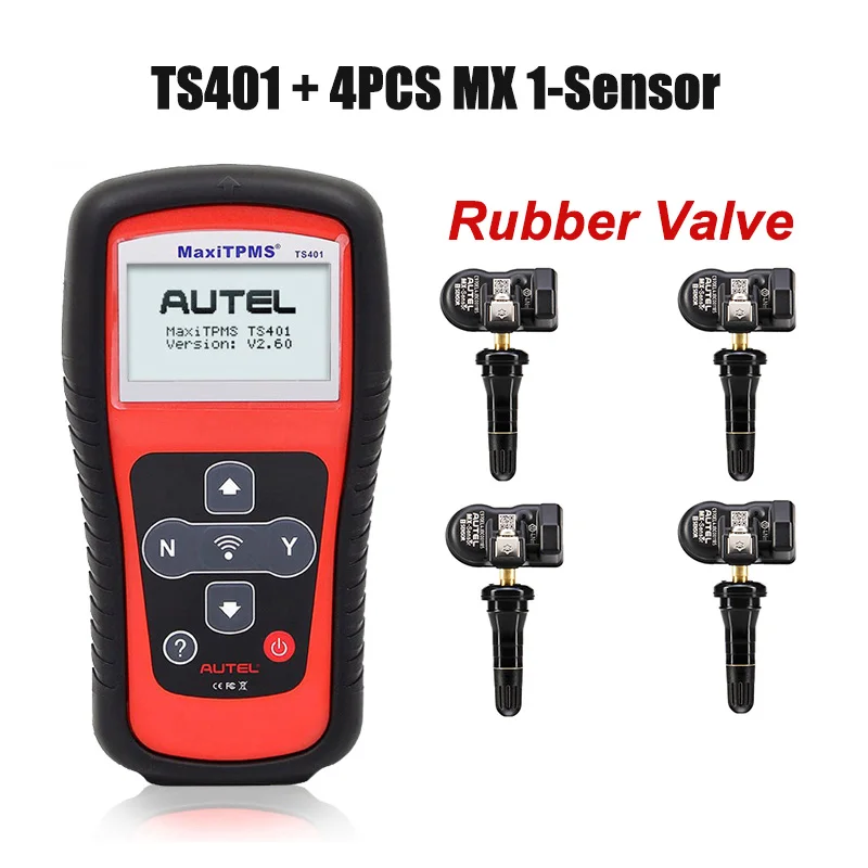 AUTEL MaxiTPMS TS401 TPMS инструмент датчик давления в шинах активатор инструменты Программирование датчики давления в шинах TPMS инструменты активации Univeresal - Цвет: TS401 Rubber Sensor