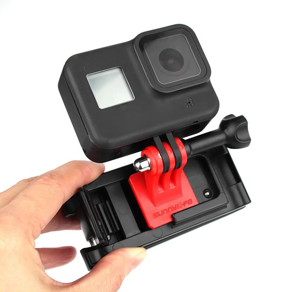 universal backpack clamp adjustable clip mount knapsack belt camera holder for gopro osmo action sports camera accessories free global shipping