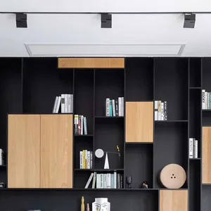 1 шт. светодиодный трек светильник 6 Вт 12 Вт потолок железнодорожные пути Точечный светильник трек светильник Светильник Спот для Кухня магазин дома шоу-рум черный, белый цвет