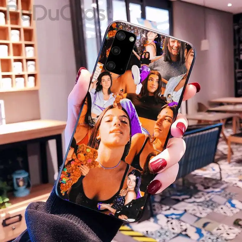 

Charli Damelio Phone Case for Samsung S20 plus Ultra S6 S7 edge S8 S9 plus S10-5G lite 2020 S10E