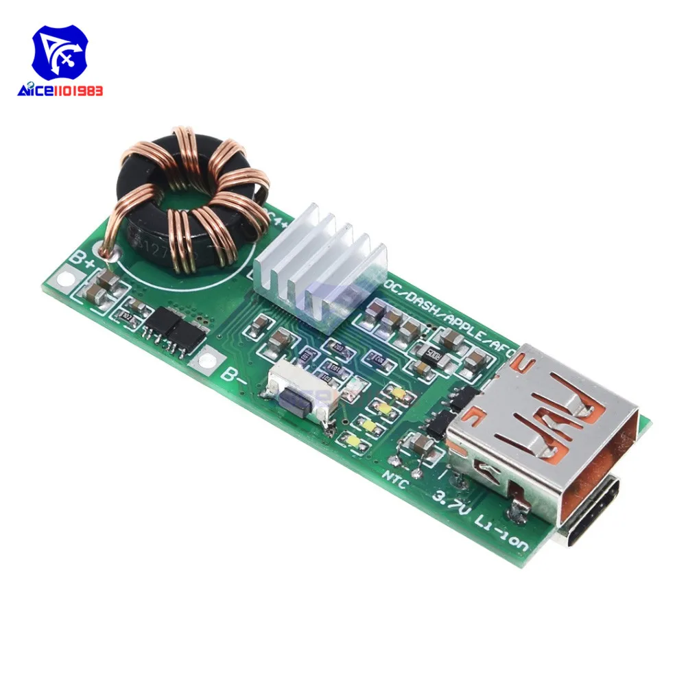 QC4.0 QC3.0 USB Type-C Smartphone Quick Charger 6 -35V Step Down Buck Converter Module for Huawei SCP/FCP Apple PD Qualcomm | Электронные