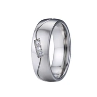 cz stone ring white gold color zirconia jewelry bridal rings for women