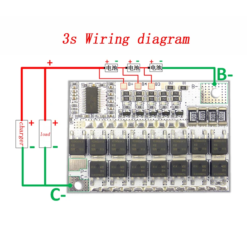 3s/4s/5s Bms 12v 16 8 v 3 2 v/3 7 100a Li-Ion Lmo Ternary литиевая батарея Защитная печатная плата