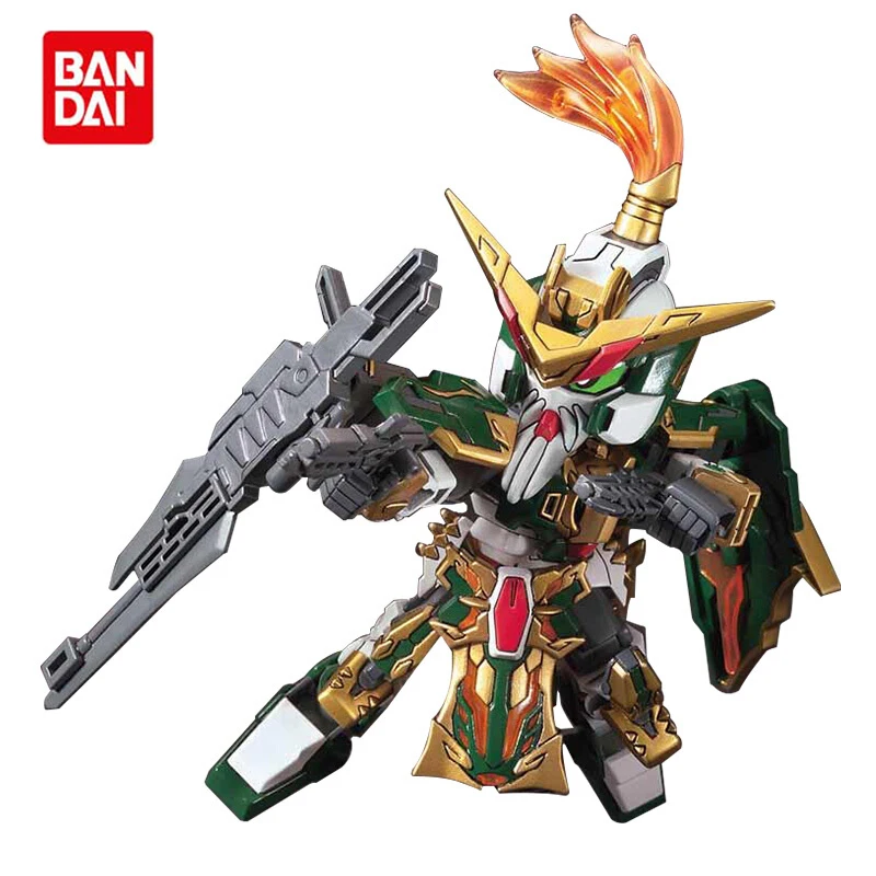 

Bandai Assembled Gundam Anime Model Three Kingdoms Chuangjie SD BB Warrior Q Version Huang Zhong Li Angel Figure Robot Toy Gift