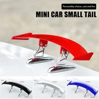 universal car mini spoiler rear trunk racing spoiler wing adjustable angle self adhesive car styling auto exterior decoration
