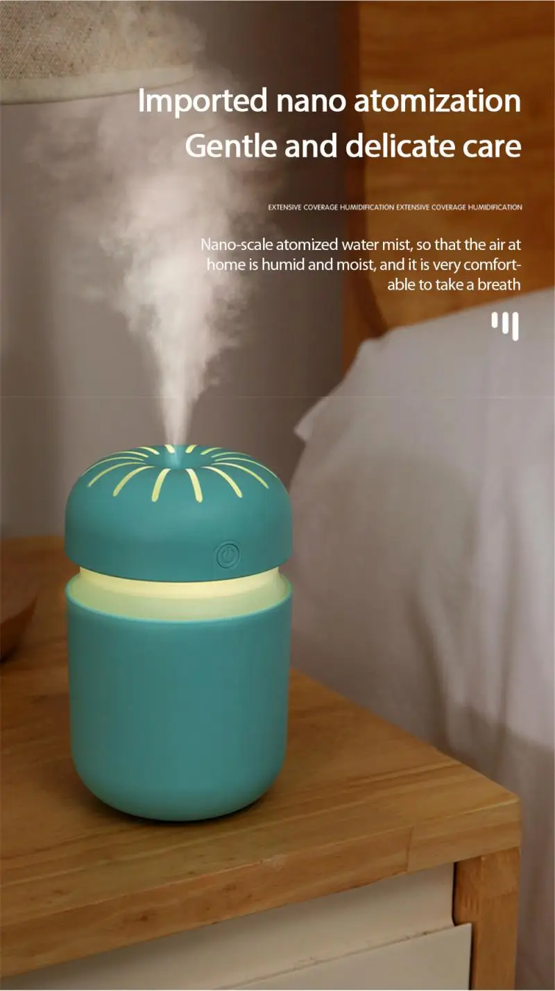 

Ultrasonic Mini USB Air Humidifier LED Freshener Humidify Cup Home Car USB Fogger Mist Maker With Night Lamp 2020 New Humidifier