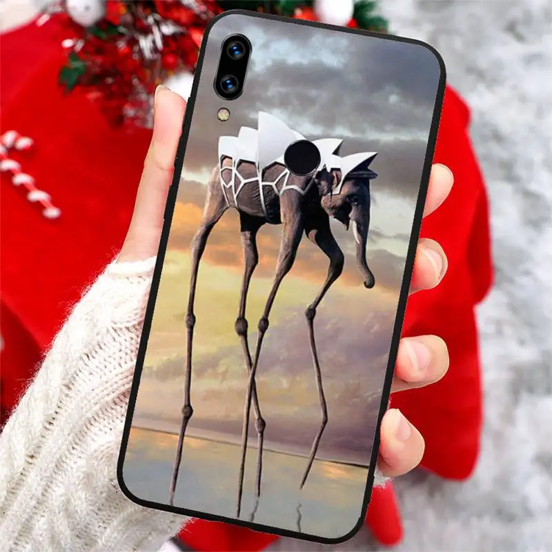 

Salvador Dali retro art painting Phone Case For Xiaomi Redmi note 7 8 9 t k30 max3 9 s 10 pro lite