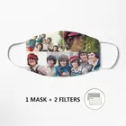 Маска для лица с рисунком осмондс, Алан, Уэйн, Джей, Джимми, Меррилл, Уэйн, Донни, маска с рисунком, многоразовая маска для лица