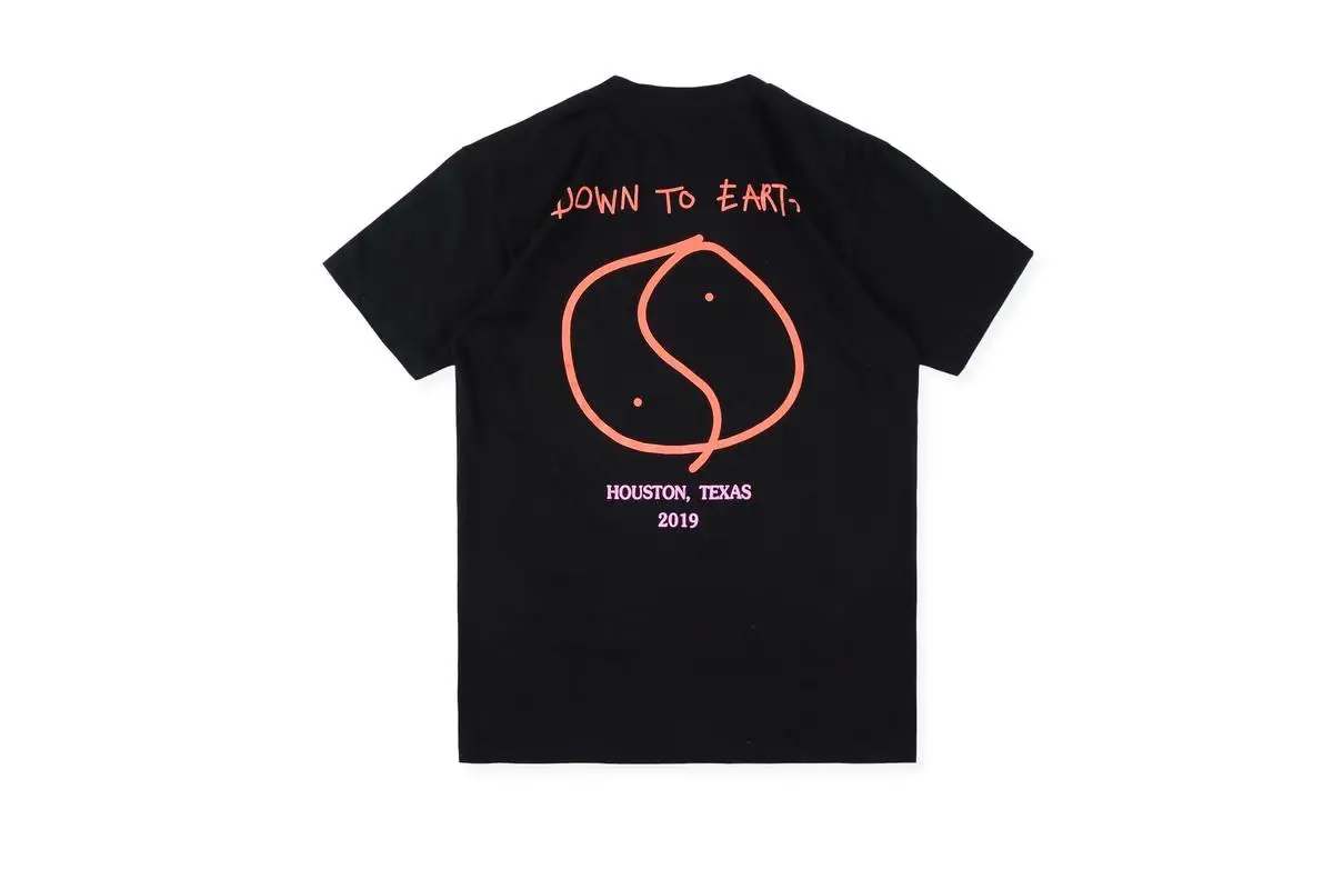 19SS футболки Трэвиса Скотта астромира для мужчин и женщин топ 1:1 Повседневная