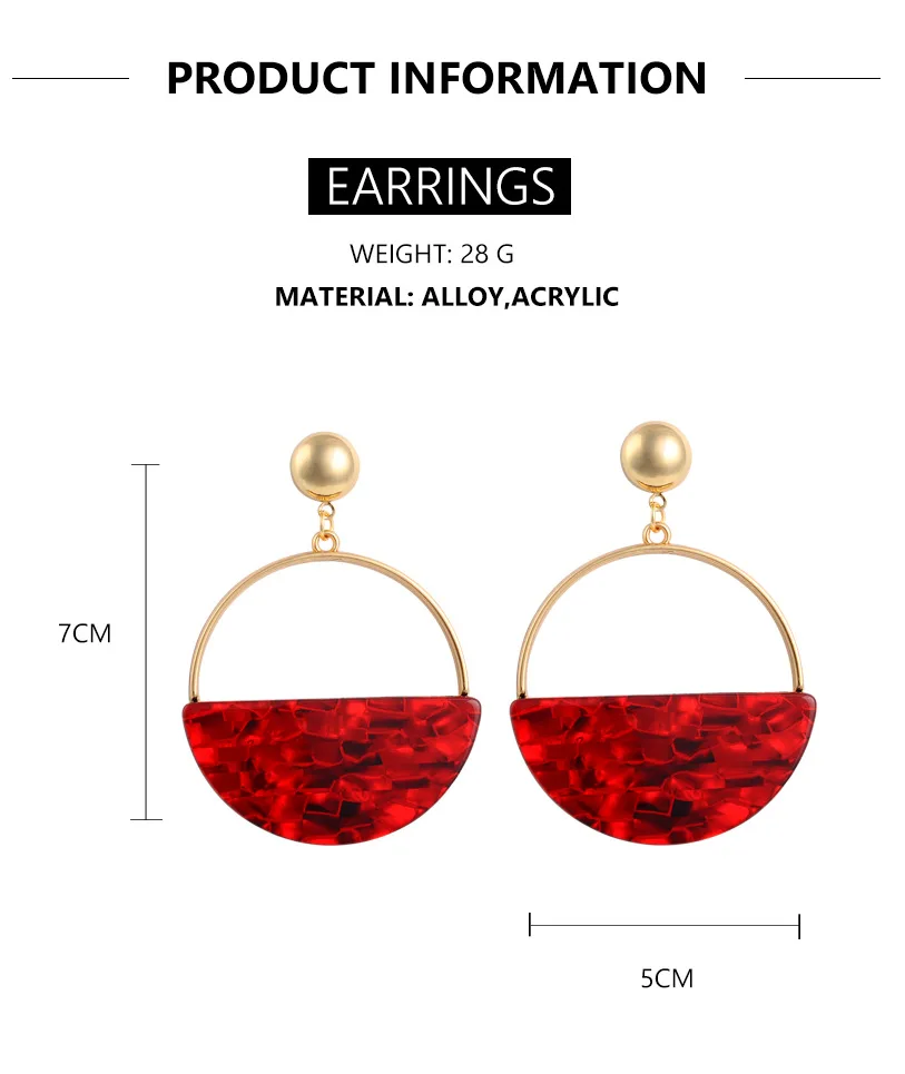 Tortoise Shell Big Acrylic Round Circle Stud Earrings Turtle Abalone Ear Jewelry | Украшения и аксессуары