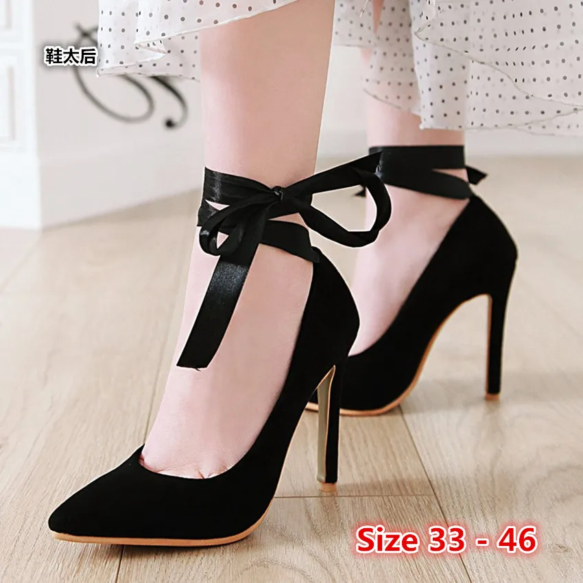 

Туфли-лодочки женские на шпильке, высокий каблук, лаконичные, для свадьбы, вечеринки, офиса, маленький размер 33 - 46