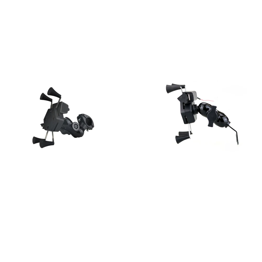 Держатель для мобильного телефона мотоцикла велосипеда с usb зарядным гнездом X