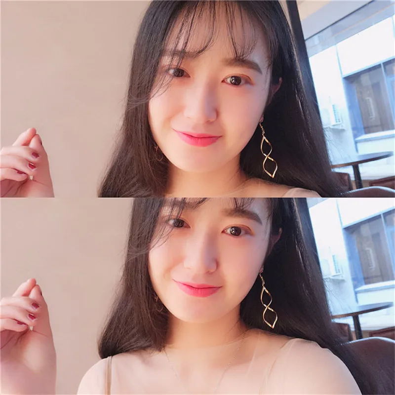 Металлические серьги-подвески для женщин летние минималистичные Джокеры