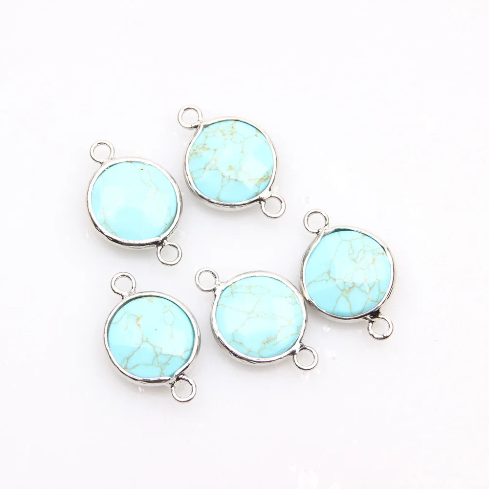 Натуральный зеленый камень модный кулон с кристаллами красивая капля воды