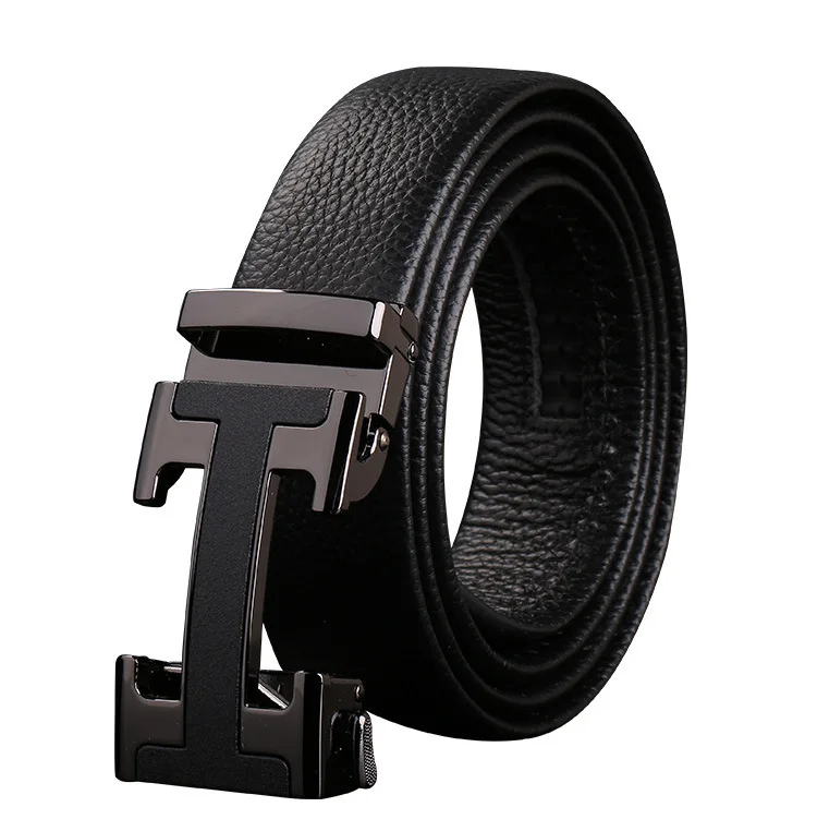 

Multiple Sizes Belts Men's Designer Alloy PU Belt Male Fashion Strap Man Automatic Buckle Belt ceinture homme Man Belt For Jeans