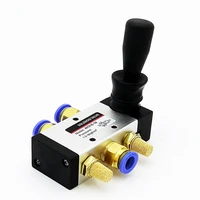 manual reset 4h210 08 14 2 position 5 port manual five way pneumatic air valve hand lever operated control valve