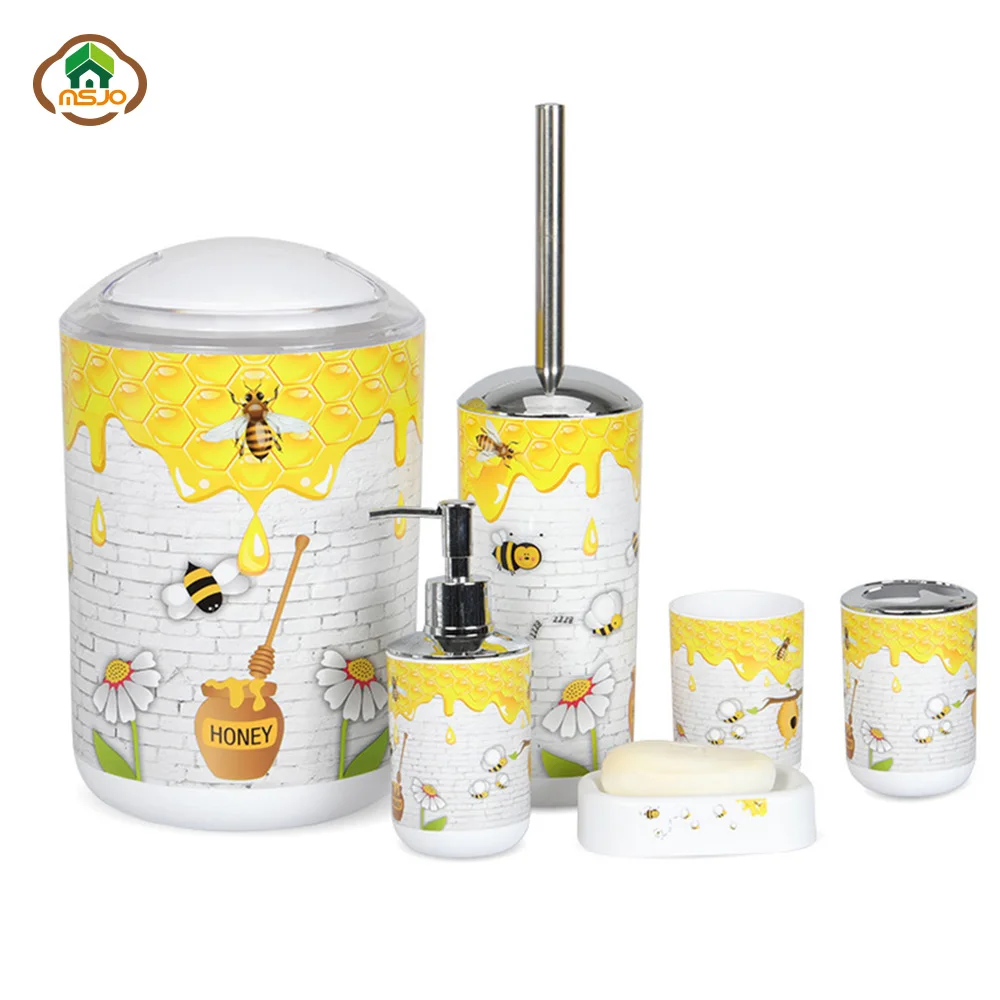 MSJO набор аксессуаров для домашнего декора ванная комната 6 шт. эйфелева раковина