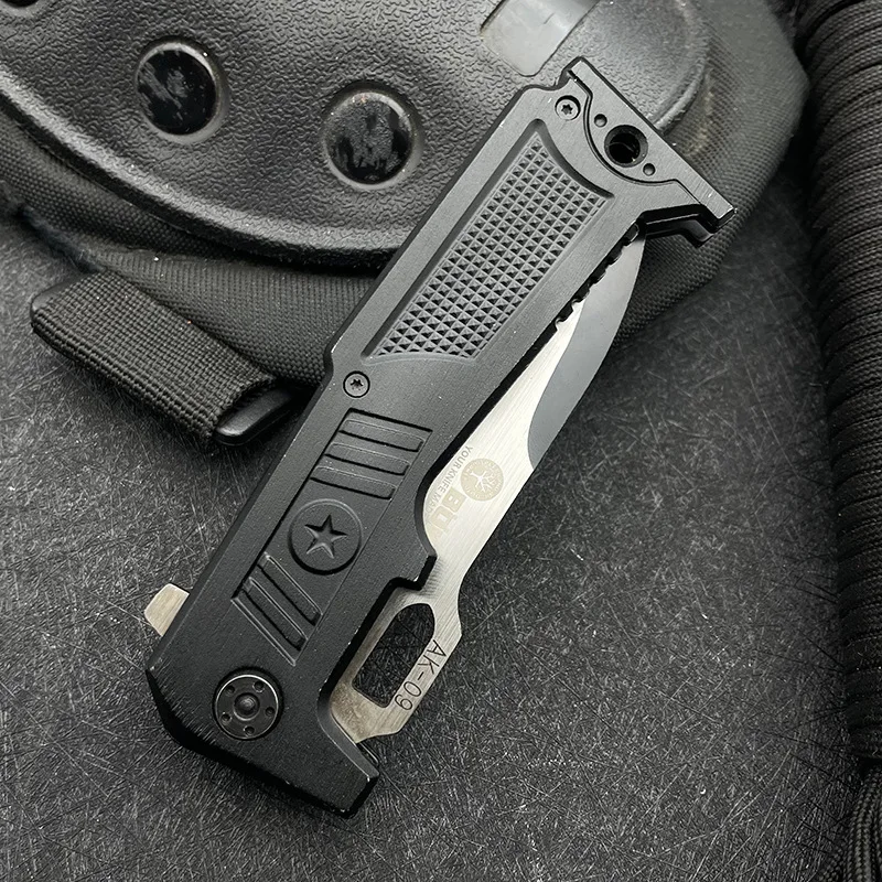 Тактические ножи DuoClang высокой твердости черное титановое лезвие для рисования