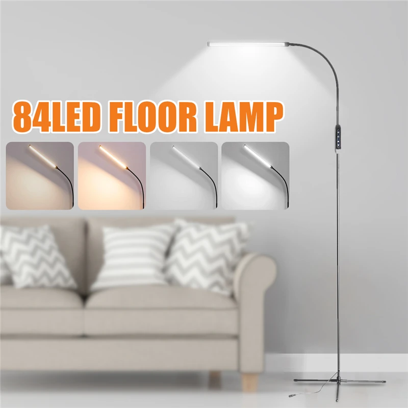

Modern LED Standing Floor Lamp Reading for Living Room Bedroom Dimmable standing lamp table lamp floor lamps +Remote Controller