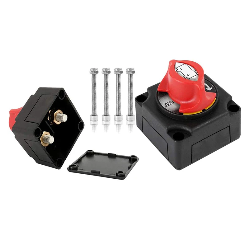 

Battery Isolator Switch 300A 1000AMP Master Power Cut Off Switch for Car Marine Truck Boat Van Caravan Battery Switch