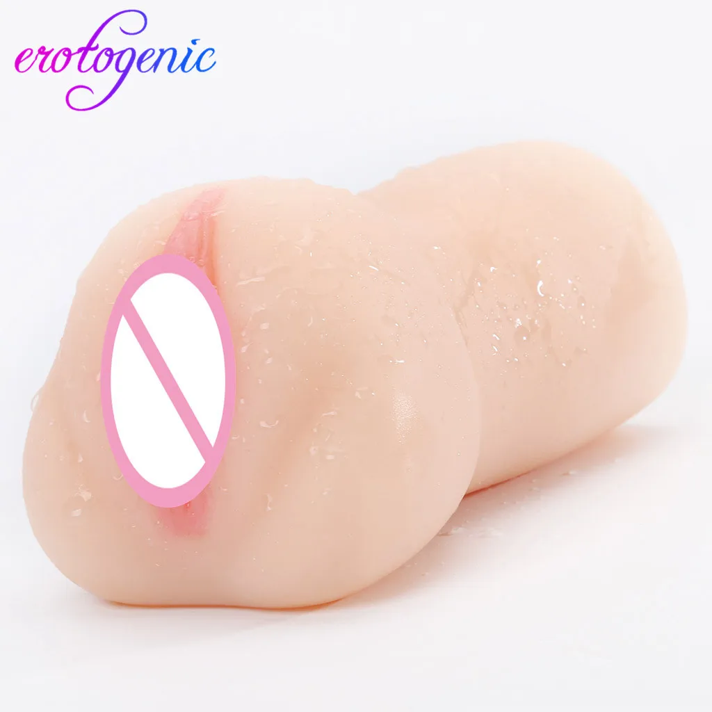 Вульву силиконовый карманных Pussy Мужской Strokers Вагина-маструбатор мини куклы