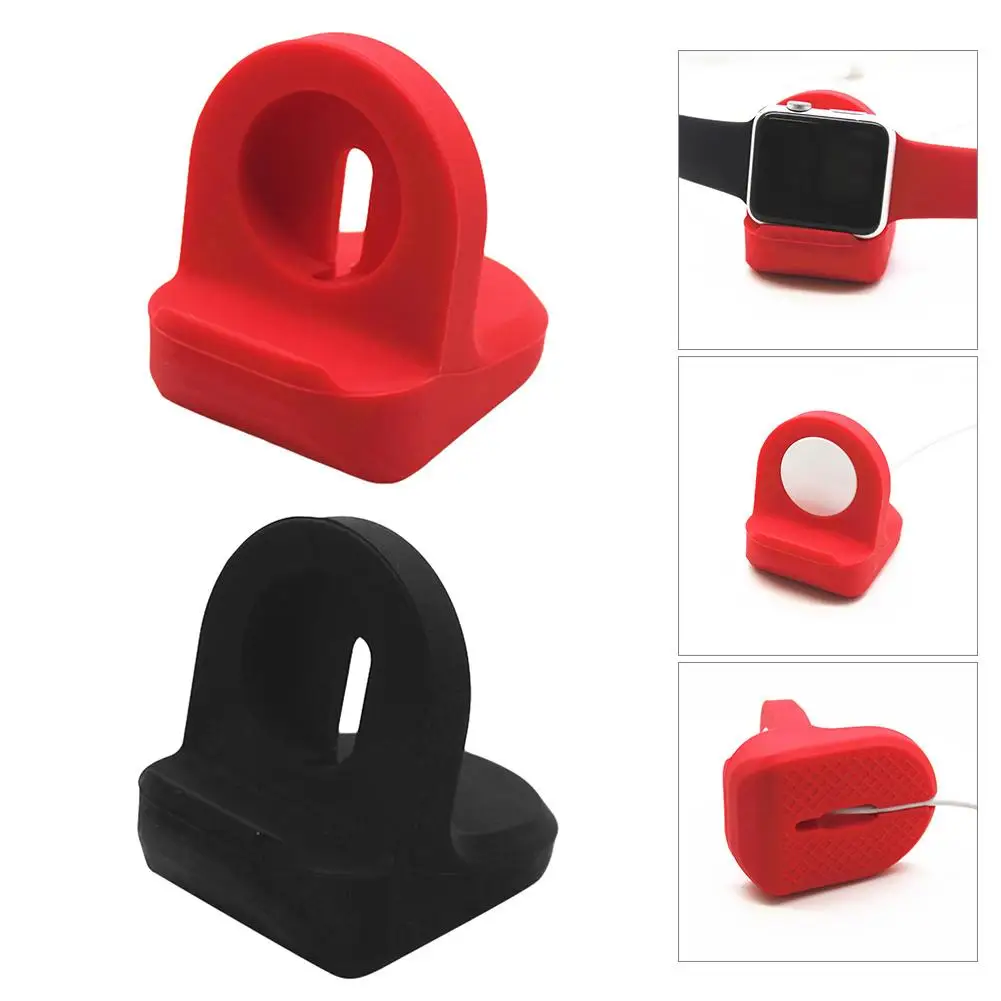 Противоскользящая силиконовая подставка держатель для смарт часов iWatch 1 2 3