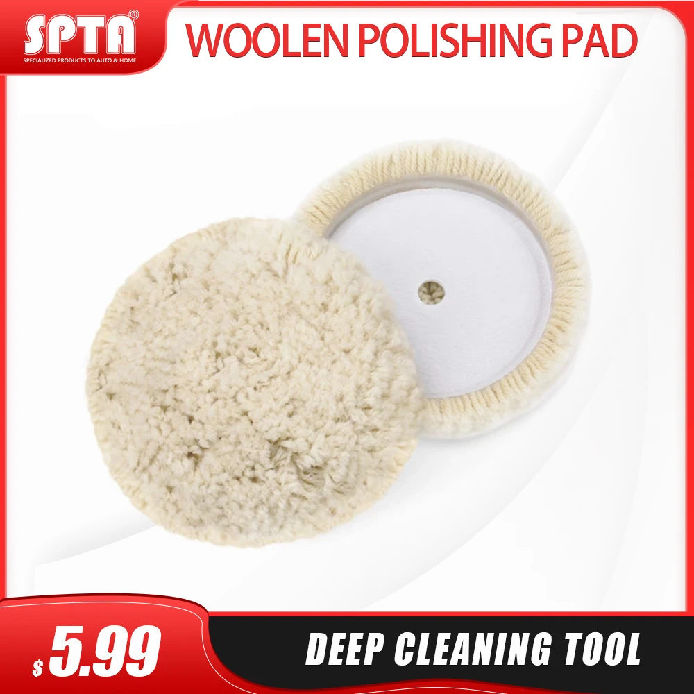 Односторонняя шерстяная полировальная накладка SPTA с крючком и петлей Накладка