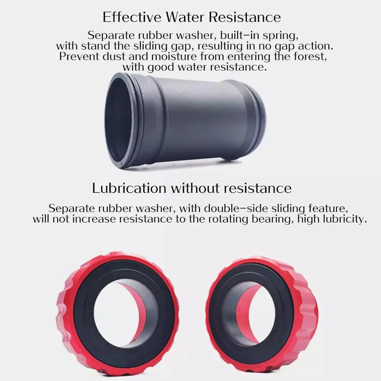 

Bike Bottom Bracket Sealed Bearing Thread Type 68-73mm Bicycle Axis Waterproof MTB Road Cycling BB Crank Bottom Bracket