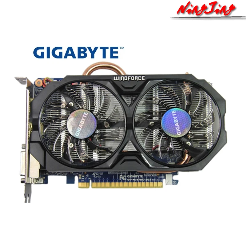 GIGABYTE MSI ZOTAC Asus Raphic Card GTX 750Ti 960 1050Ti 1060 1650 2 3 4 5 6 ГБ GPU поддержка AMD Intel десктопный
