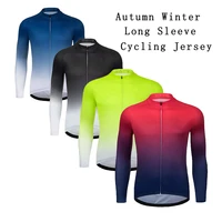 autumn pro team long sleeve gradrient aerobic sport jersey race cycling jersey bicycle cycling clothes fabric long sleeve tops