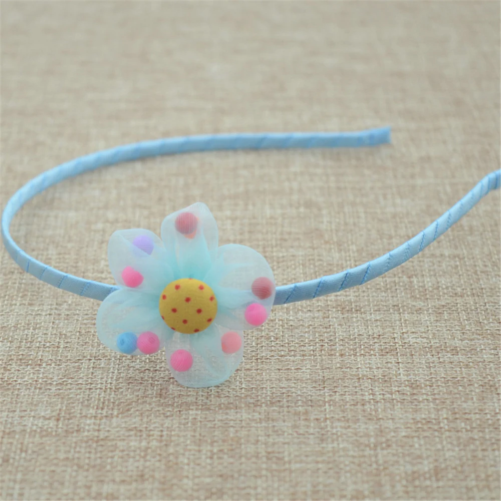 Обруч для волос в Корейском стиле девочек модный ободок с пятью лепестками и