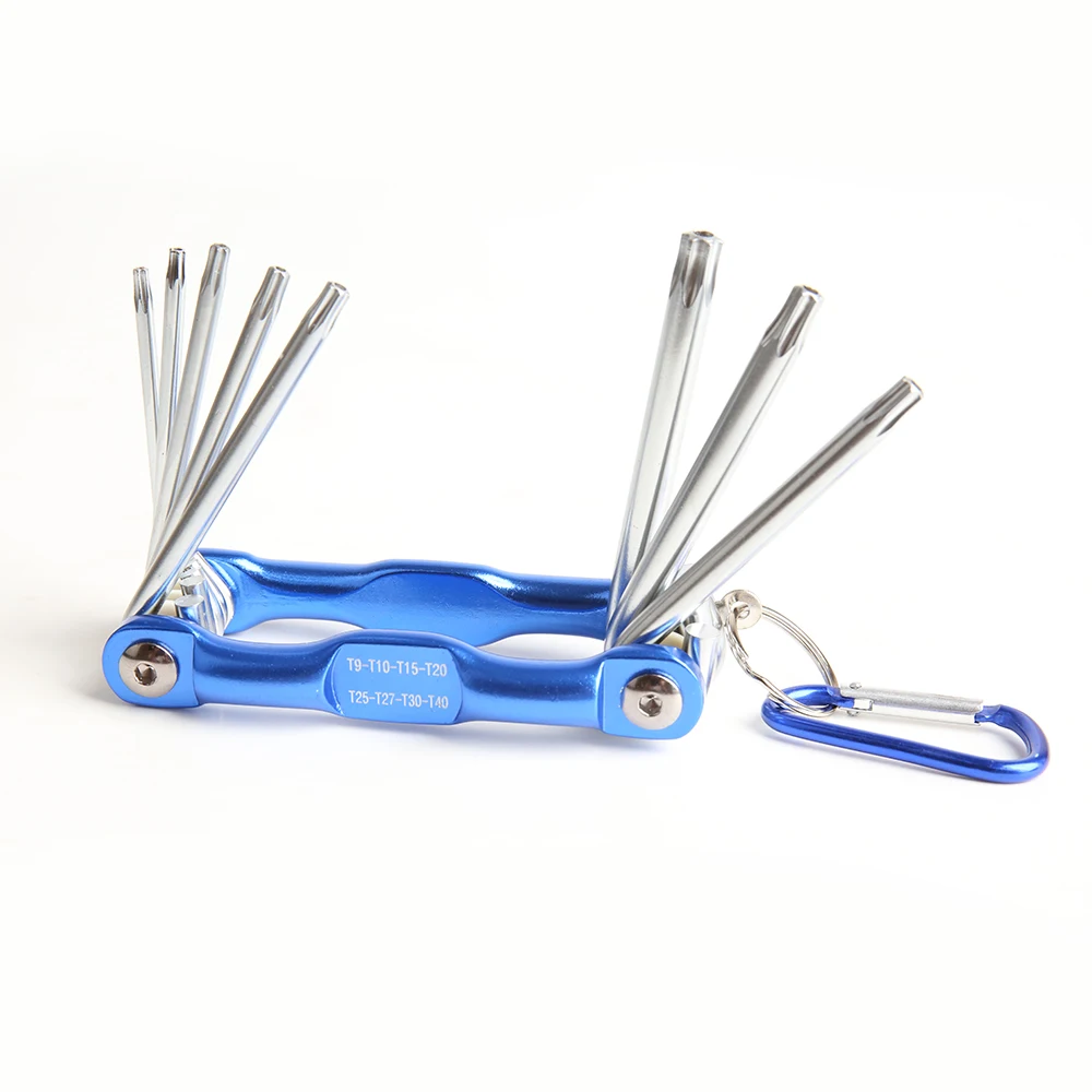 Набор гаечных ключей шестигранный металлический складной | Спорт и развлечения