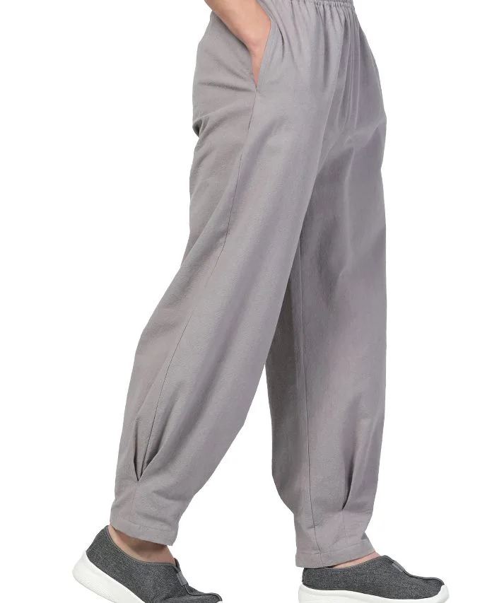 Лето и весна 100% хлопок буддизм дзен брюки Будда леи медитация шаолин монах Кунг