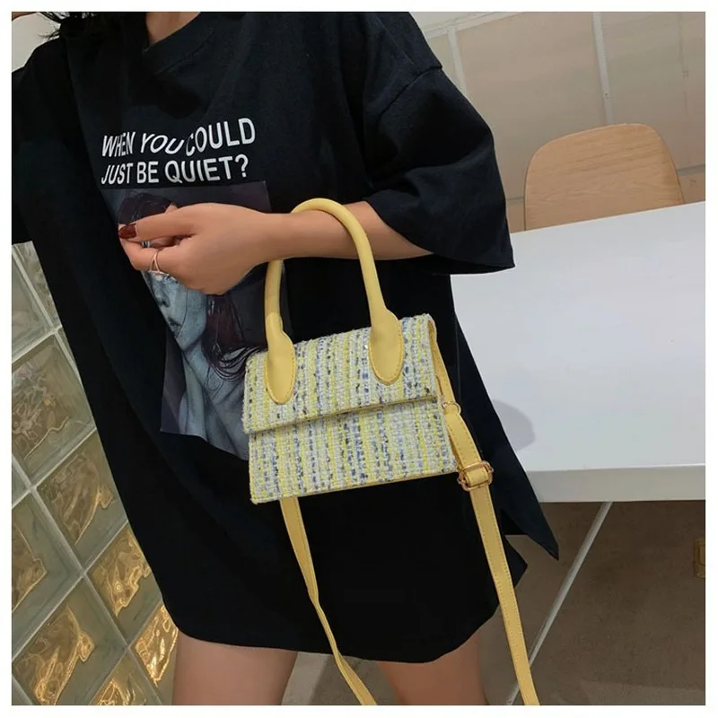 Женская сумка через плечо 2019 Осенняя новая известная шерстяная на брендовая