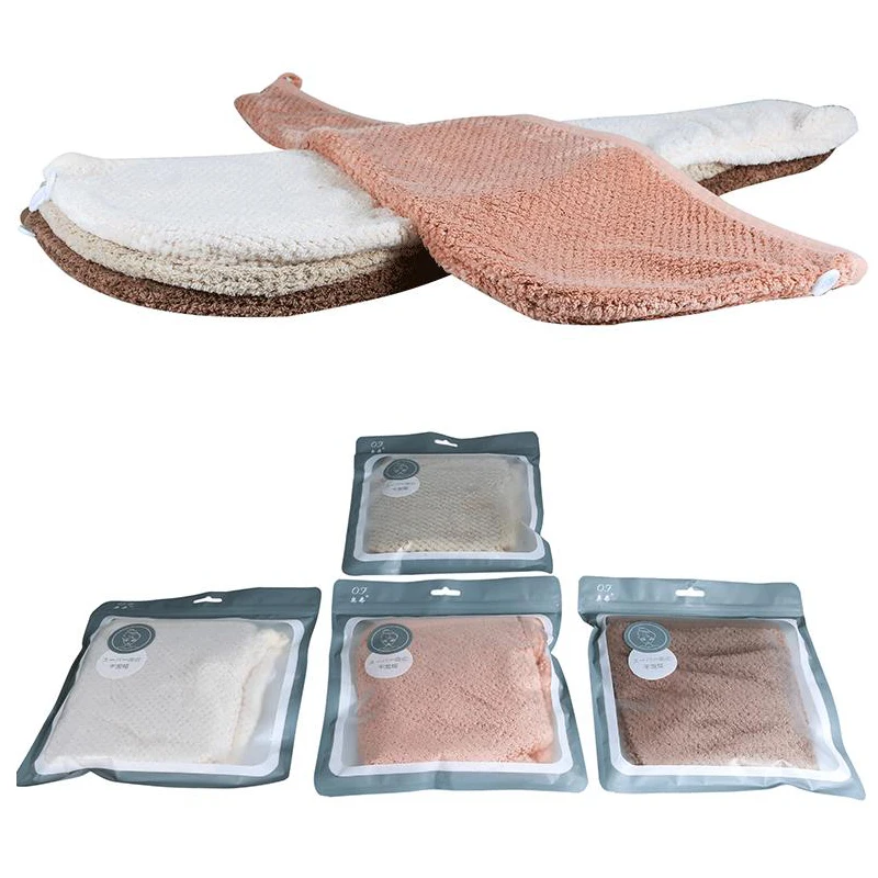 Банное полотенце шапочка для душа из микрофибры обернутое быстросохнущее волос s