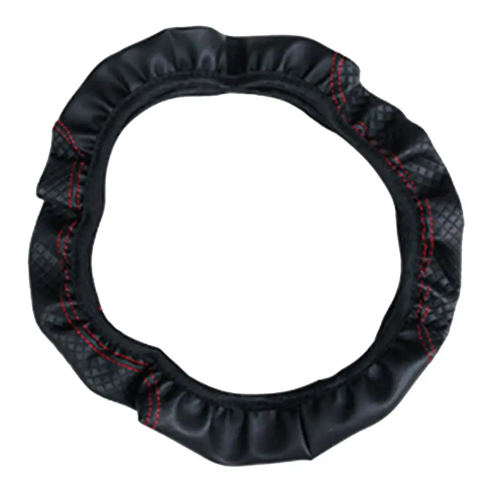 

1PC Universal Car Auto Truck Elastic Cotton Steering Wheel Cover Protector Anti-slip Auto Steering Wheel Car styling Cover