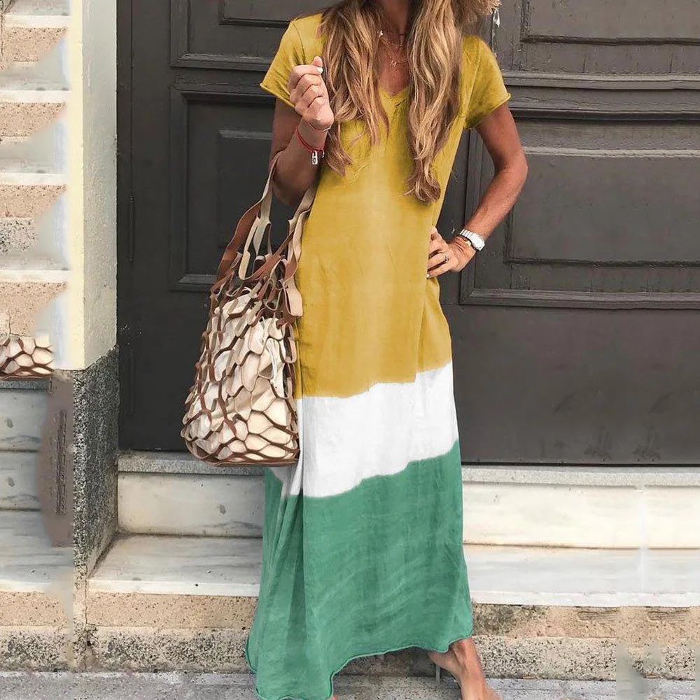 Новинка лета 2019 женское повседневное модное пикантное простое свободное платье