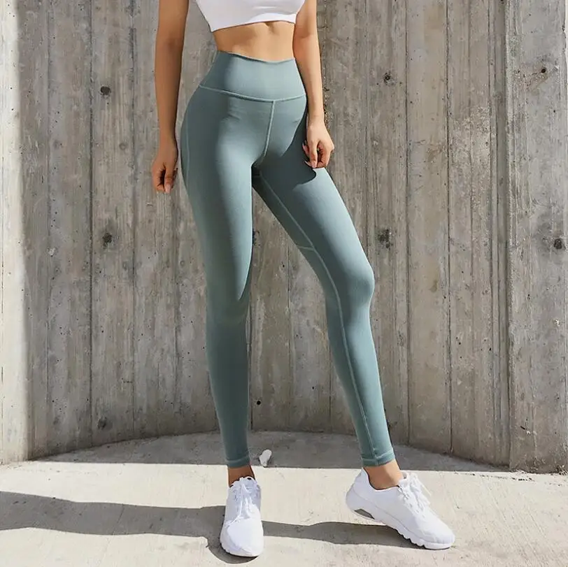 Women High Waist Yoga Leggings High Elasticity Yoga Pants Femal Fitness Push Up Sports Leggings Workout Gym Running Tights Pants
