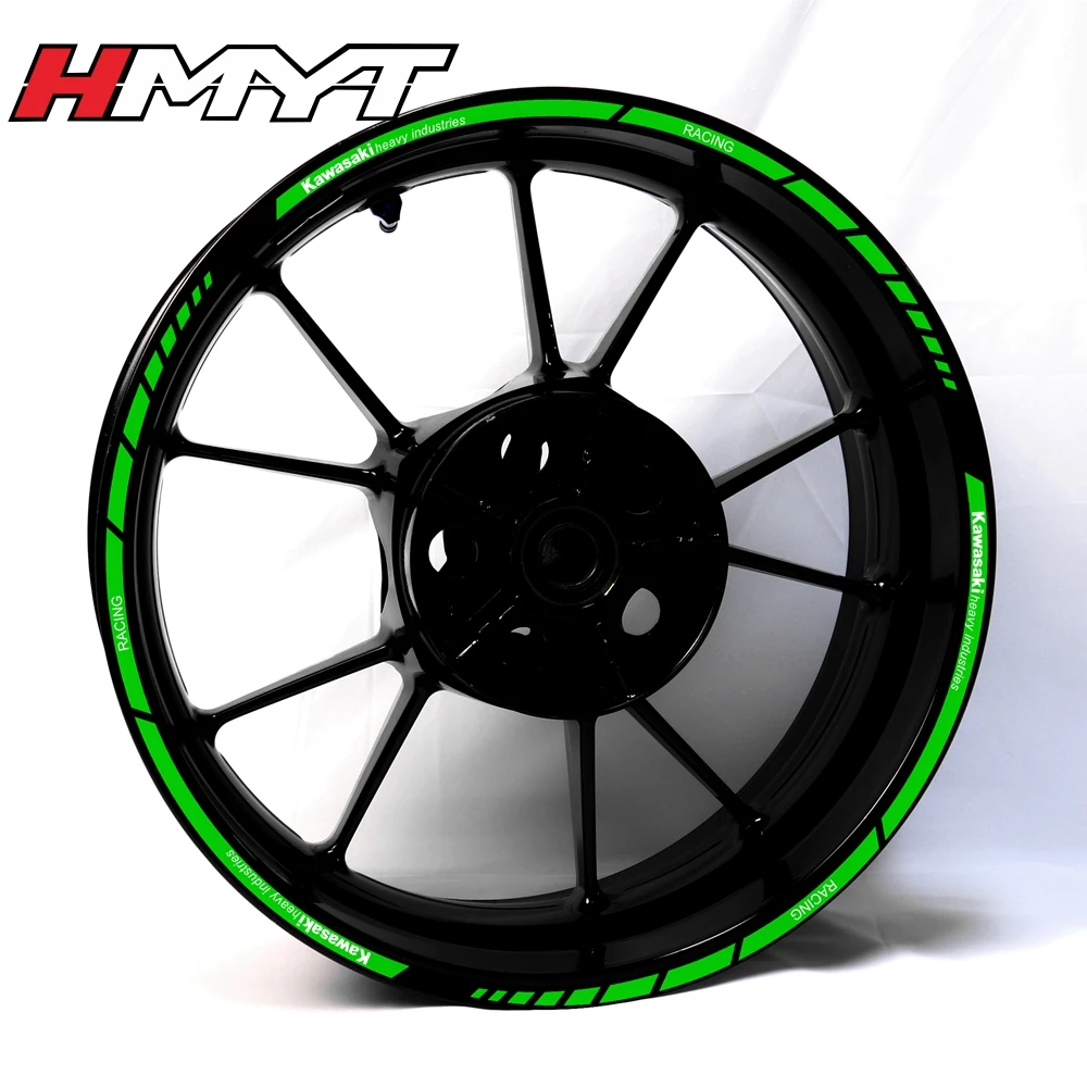 Наклейка для мотоцикла Kawasaki 17 дюймов передних и задних колес водонепроницаемая