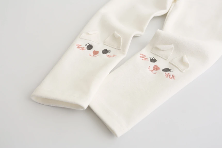 Осенне-весенние леггинсы для маленьких девочек Детские штаны Хлопковая