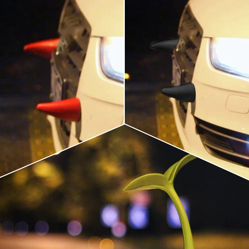 Автомобильный Стайлинг противоударный угол дьявола маленькое дерево саплинг 3D