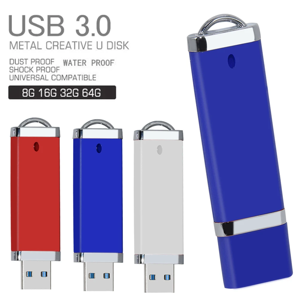 

plastic pendrive USB 3.0 flash drive usb stick pen drive 128gb 64gb 32gb 8gb cle usb waterproof memoria usb mini flash disk