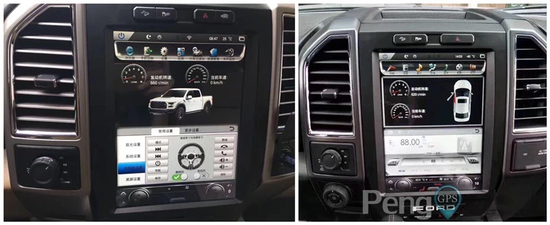 Android Tesla стиль автомобиля нет DVD плеер gps навигация для Ford F150- Автомобильный мультимедийный радио Кассетный плеер рекордер головное устройство
