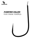 50 шт.лот крошечные рыболовные крючки для panfish, окуня, форели, солнца, голубого цвета, карася, зазубрина и без зазубрины, рыболовный крючок для речной рыбалки