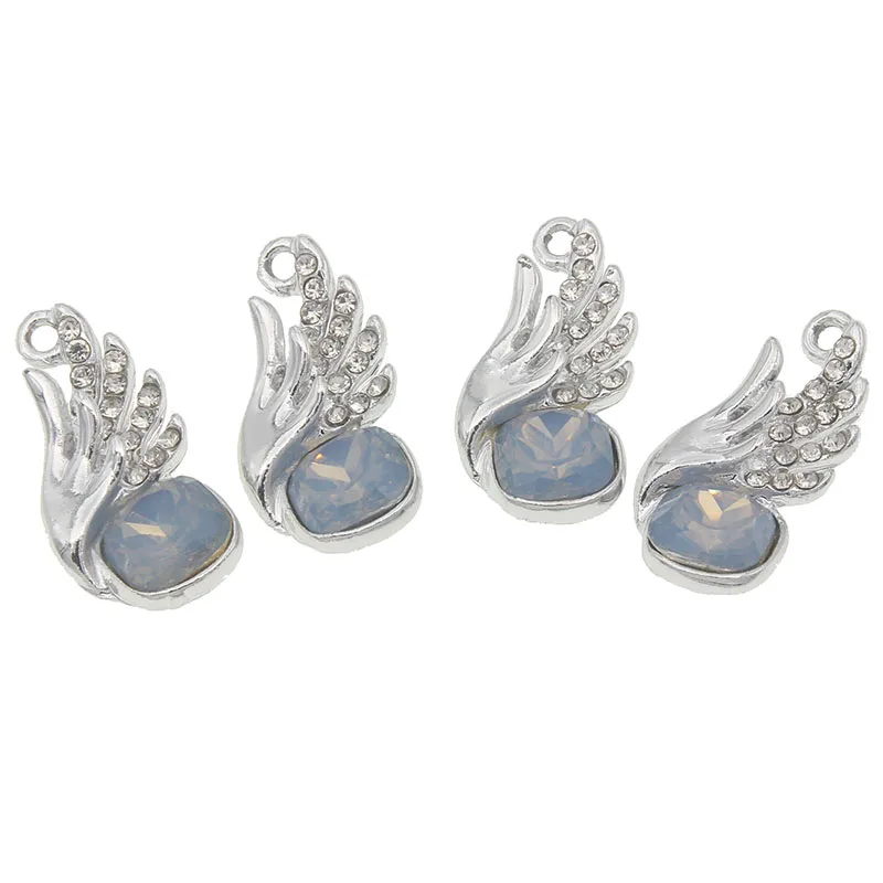 Пуговица со стразами на плоской задней стороне 24 х10 мм | Дом и сад