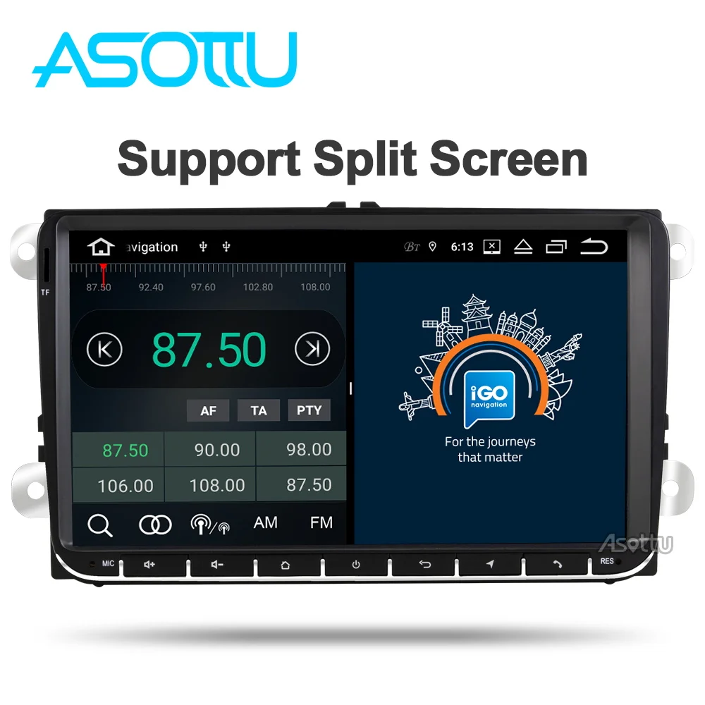 Автомобильный dvd-плеер Asottu VW302 9,0 PX30 для Skoda Fabia octavia Superb Yeti Seat Rapid для vw golf tiguan polo passat CC